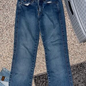 Aura Women's Boot Cut Blue Jeans